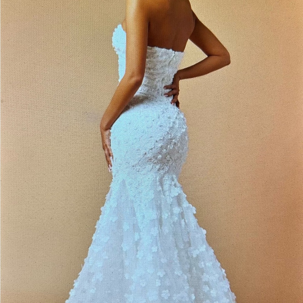 White Party Maxi Dress-WHITE Fashion Nova LUXE, (form-fitting) - Picture 4 of 13